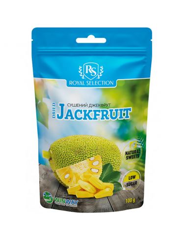 Джекфрут сушений, Low sugar, Winway, 100г