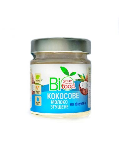 Молоко кокосове згущене, Biofood, 240г