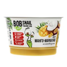 Десерт рослинний "Манго-Маракуйя" на кокосовому кремі, Равлик Боб, 180г