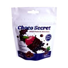Цукерки з сухофруктів в шоколаді Чорна смородина, Choco Secret, 50г