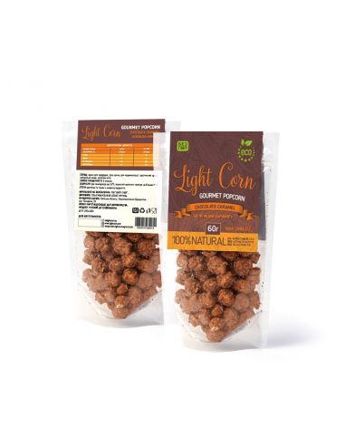 Попкорн gourmet Шоколадна карамель, Light Corn, 60г