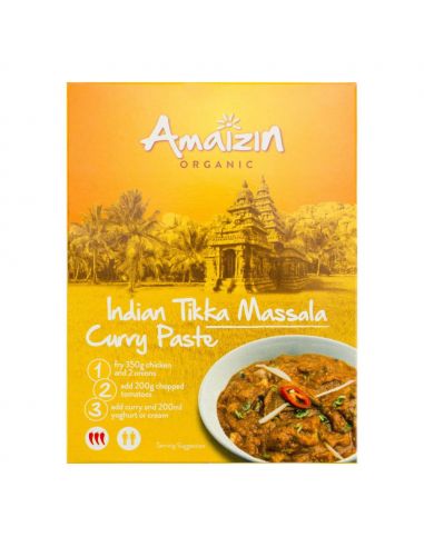 Паста індійська каррі Tikka Masala, Amaizin, 80г.