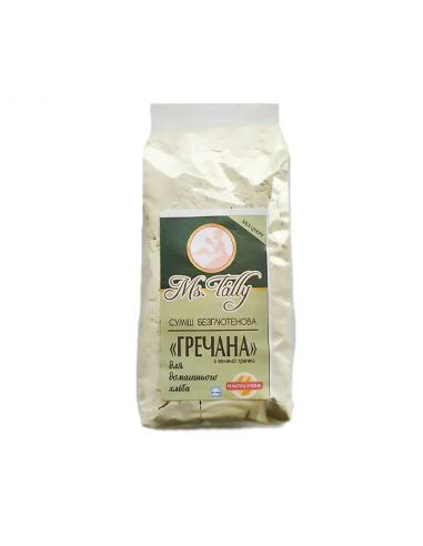 Суміш безглютенова "Гречана" з зеленої гречки, Ms. Tally, 410г