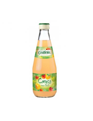 Сік з м'якоттю "Смузі яблуко-груша-персик", Galicia, 300мл