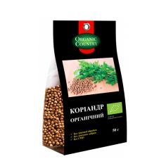 Коріандр органічний, Україна, Organic Country, 50г