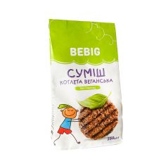 Суміш для випікання "Котлета веганська", Bebig, 350г