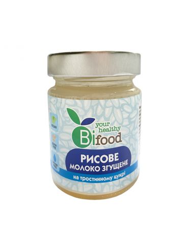 Молоко рисове згущене на тростинному цукрі, Biofood, 240г