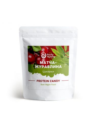 Цукерки Матча-Журавлина, Fruity Yummy, 60г