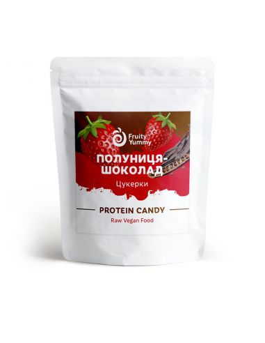 Цукерки Полуниця-Кероб, Fruity Yummy, 60г