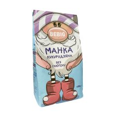 Манка кукурудзяна без глютену, Bebig, 450г