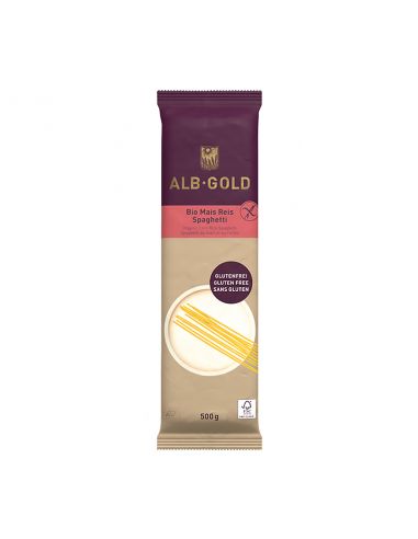 Макарони кукурудзяно-рисові Spaghetti (безглютенові), ALB-GOLG, 500г