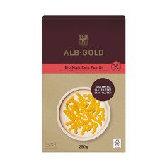 Макарони кукурудзяно-рисові Fusilli (безглютенові), ALB-GOLG, 250г