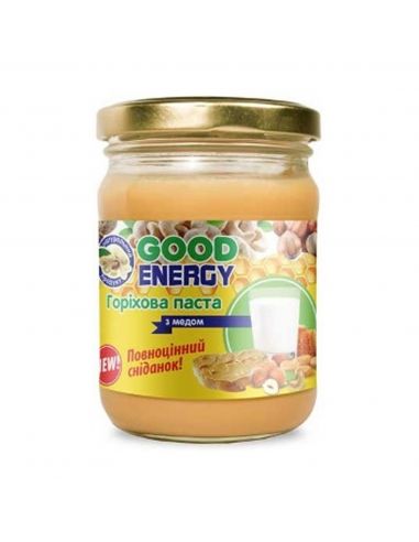 Паста горіхова з медом, GoodEnergy, 250г
