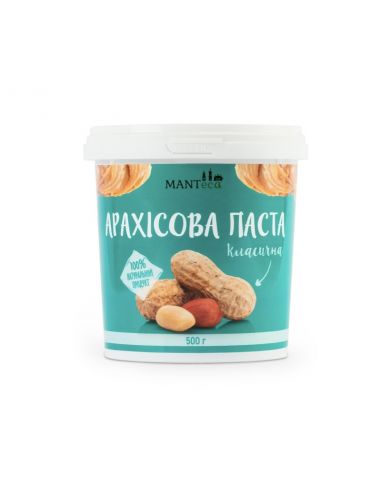 Паста арахісова класична, Manteca, 500г