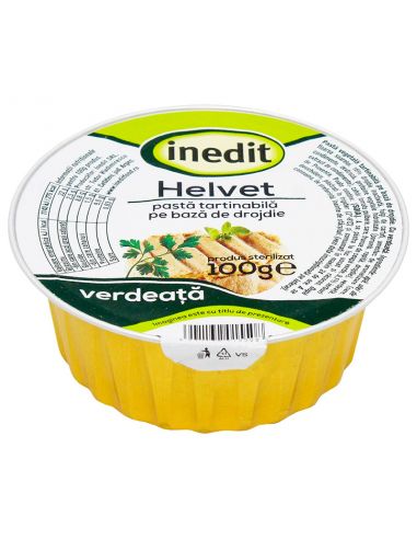 Паштет вегетаріанський з зеленню Helvet, INEDIT, 100г