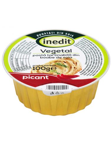 Паштет вегетаріанський соєвий гострий VEGETAL, INEDIT, 100г