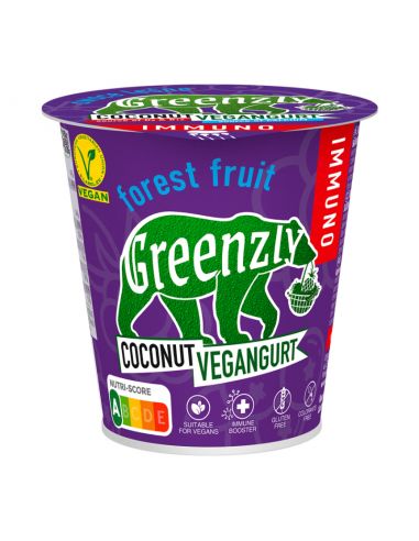 Йогурт веганський лісові ягоди, Greenzly, 130г