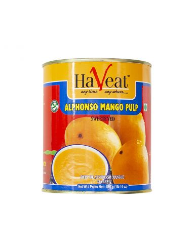 Пюре манго (солодка м'якоть) "АЛЬФОНСО МАНГО", Haveat, 850г