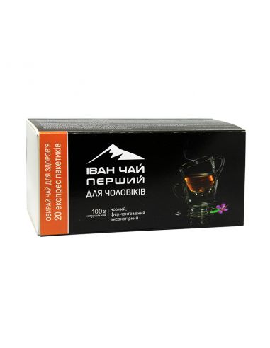 Іван-чай. Перший для чоловіків, Карпатчай, папер.упаковка, 20пак., 30г