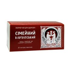 Іван-чай Сімейний карпатський, Карпатчай, папер.упаковка, 20пак., 30г