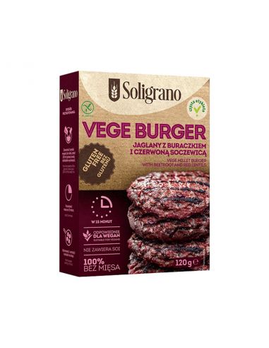 Суміш для бургера Пшоняна веган, Soligrano, 140г