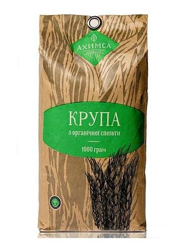 Крупа органічної спельти, Ahimsa, 1кг