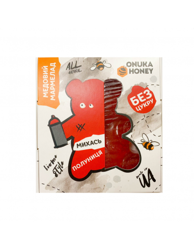 Мармелад медовий Полуниця, Onuka, 100г
