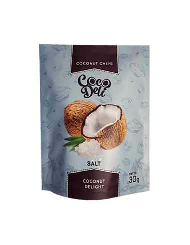Чіпси кокосові солоні, Coco Deli, 30г