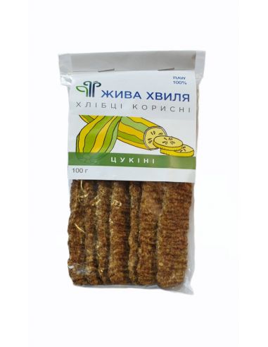 Хлібці цукіні, Жива Хвиля, 100г