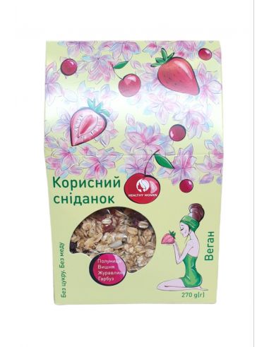 Корисний сніданок з вишнею, Healthy...