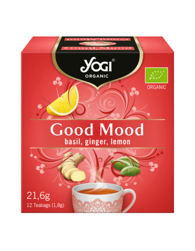 Чай з Гарний Настрій Біо, Good Mood Organic, Yogi Tea, пакет 2,2г