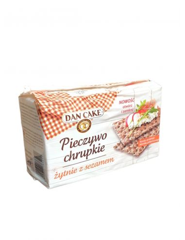 Хлібці житні з кунжутом, Dan Cake, 250г