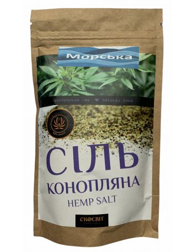 Сіль конопляна морська, Екосвіт, 200г