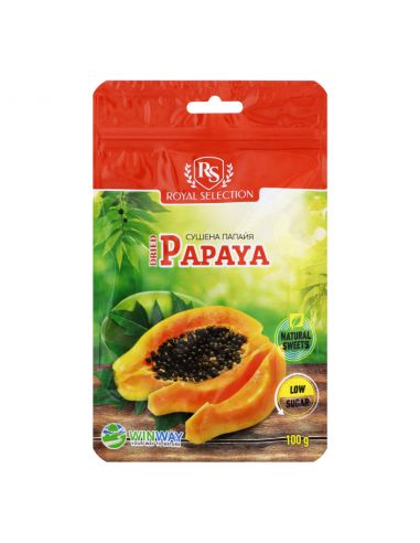 Папайя сушена, Low sugar, Winway, 100г