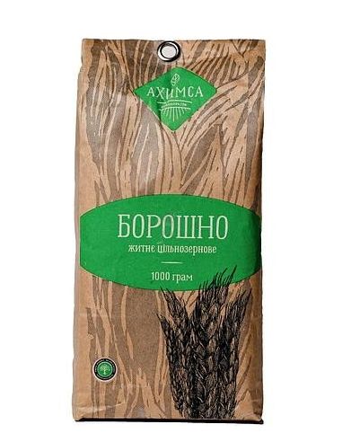 Борошно житнє цільнозернове...