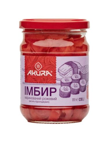 Імбрний маринований, Akura, 230г