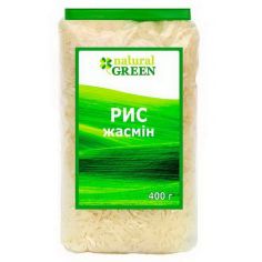 Рис жасмін, NATURAL GREEN, 400г