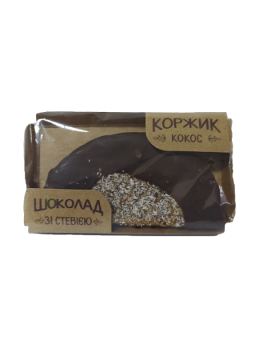 Коржик Chocolatier Кокос, Коржик, 30г