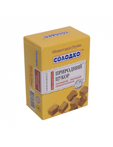 Цукор буряковий, пресований, Солодко, 250г.