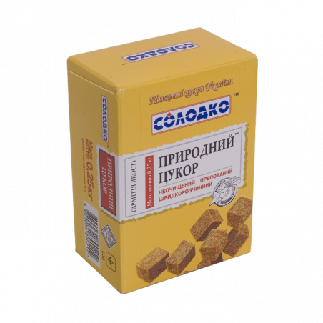 Цукор буряковий, пресований, Солодко, 250г.