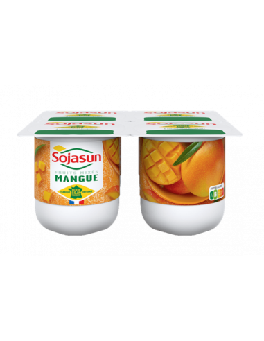 Продукт з ферментованої сої з манго,...