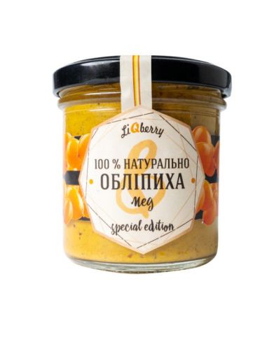 Паста обліпиха + мед, LiQberry, 165г