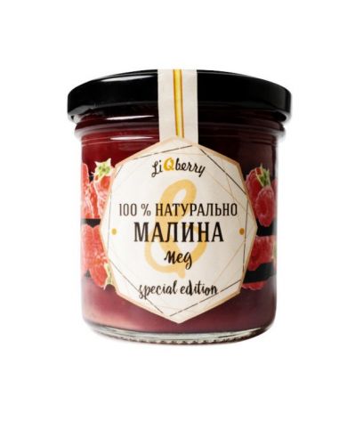 Паста малина + мед, LiQberry, 165г