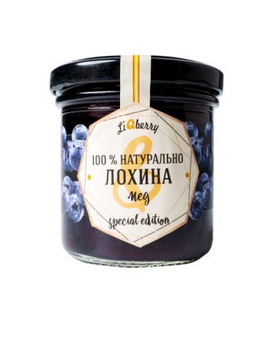 Паста лохина + мед, LiQberry, 165г