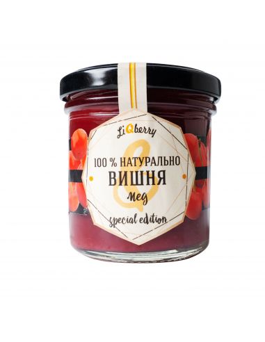 Паста вишня + мед, LiQberry, 165г