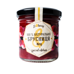 Паста брусниця + мед,...
