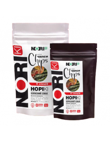 Чипси Норі 5 спецій, Noriki, 5г