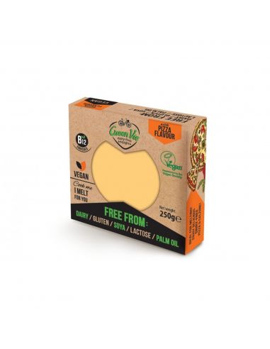 Сир рослинний pizza, блок, GreenVie, 250г.