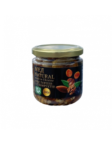 Мед NATURAL Мікс горіхів і...