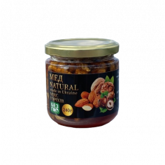 Мед NATURAL Мікс горіхів,...